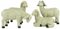 Preview: Handbemalte Krippenfigur Schaf stehend, ca.12,5 cm, T 094-30a